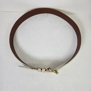 COACH 8500 Genuine Bone Leather D Ring Solid Brass Buckle Belt Women\'s Sz Large Coach | Accessories | Coach 850 Genuine Bone Leather D Ring  main image 2